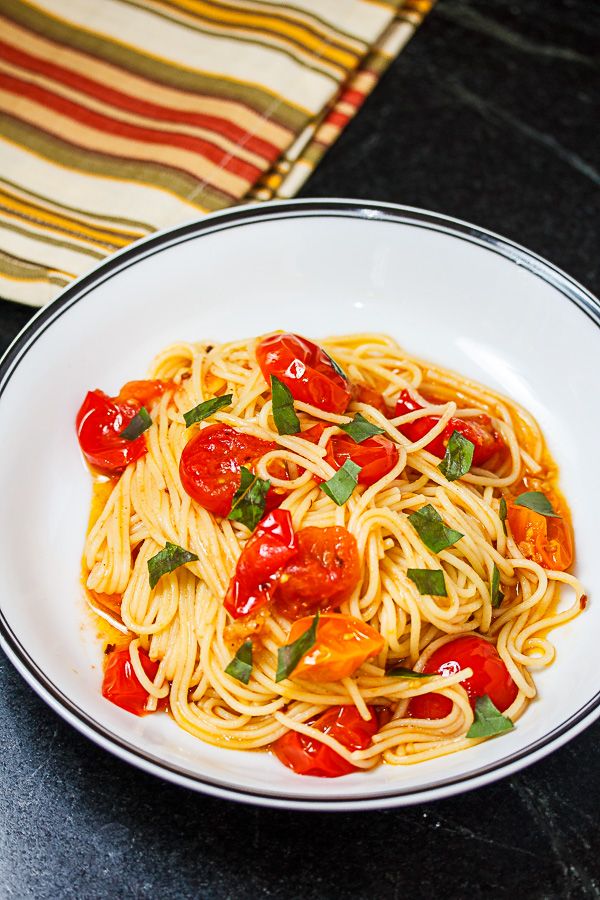 Pasta with Grape Tomatoes