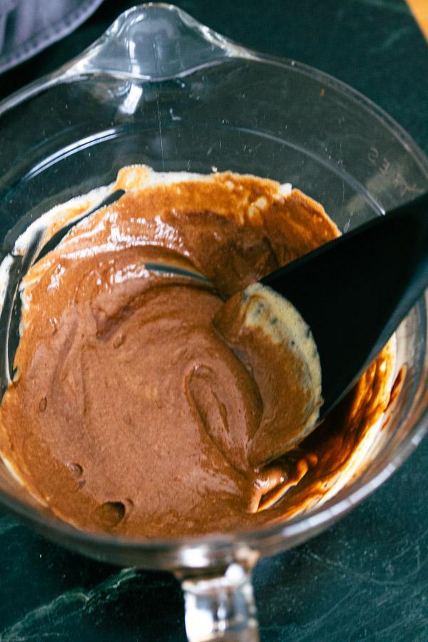 Mixing Chocolate Zabaglione