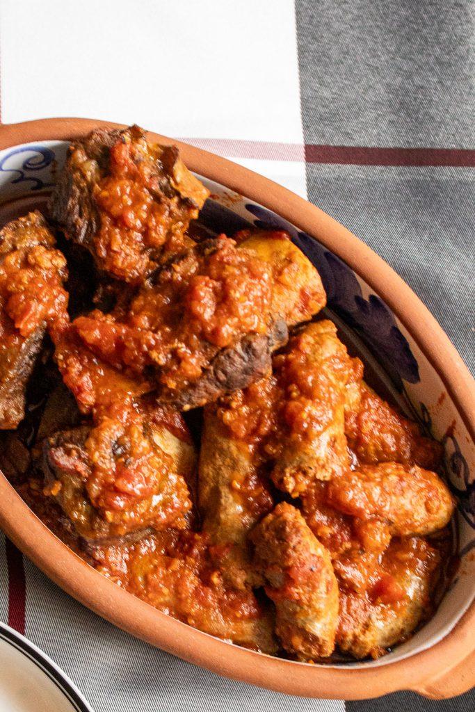 Sunday Sauce in Platter